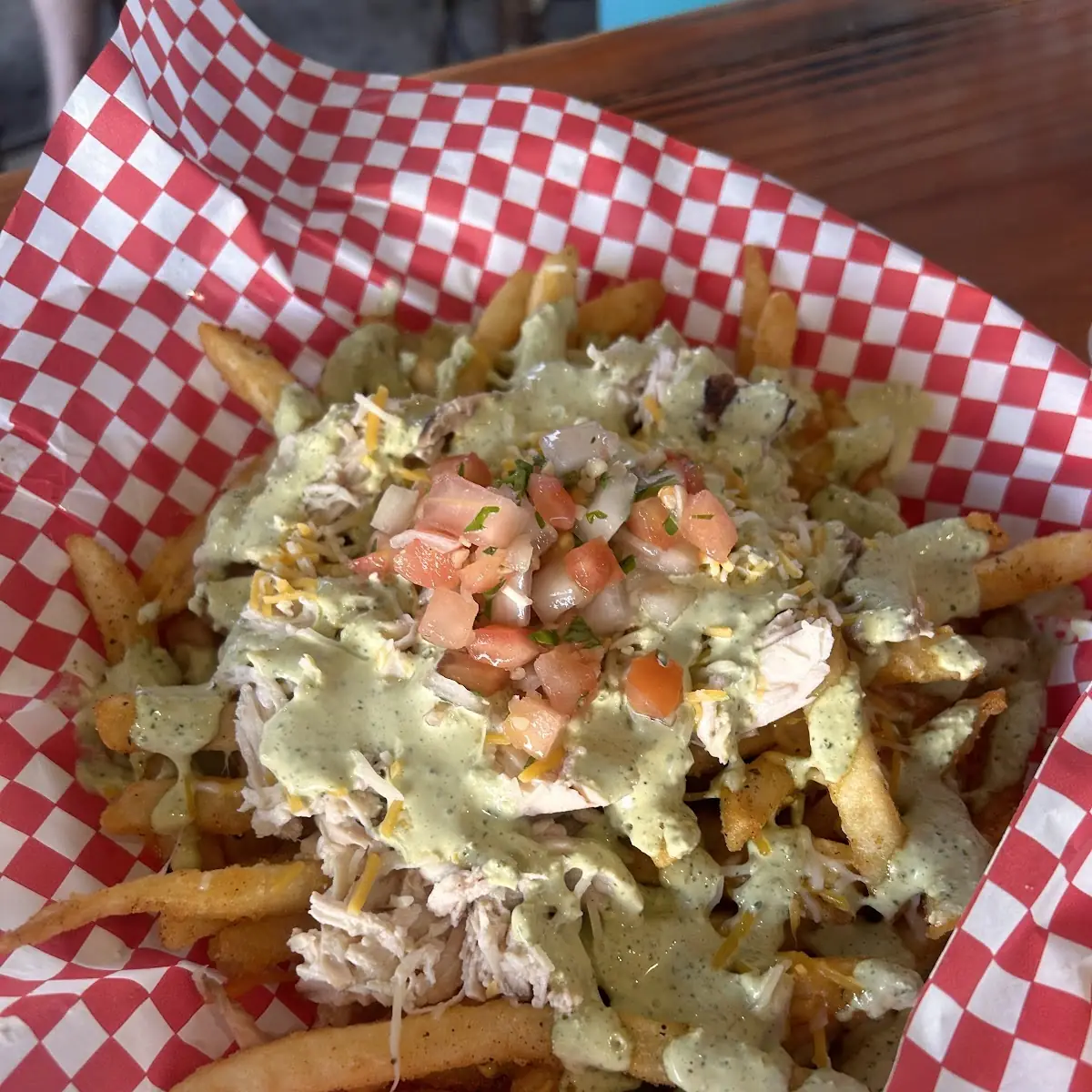 Loaded Fries with Pork