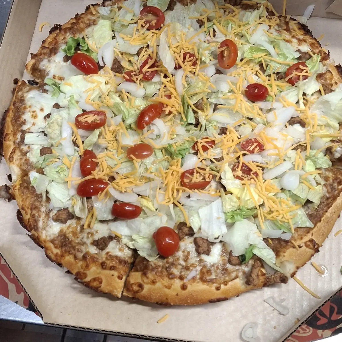 Beef Taco Pizza