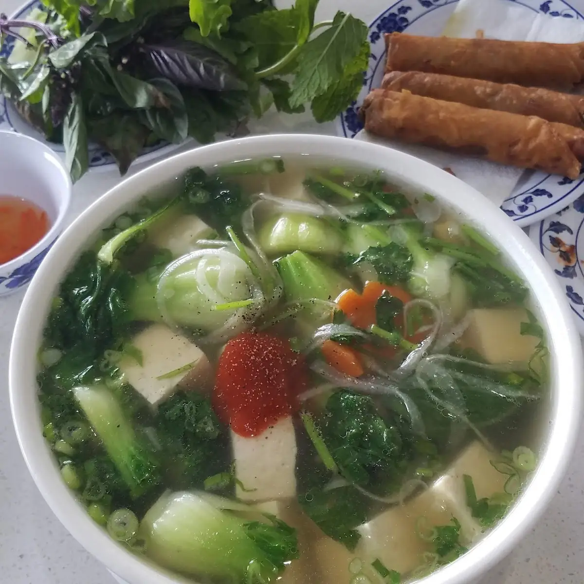 Vegetable and Tofu Pho