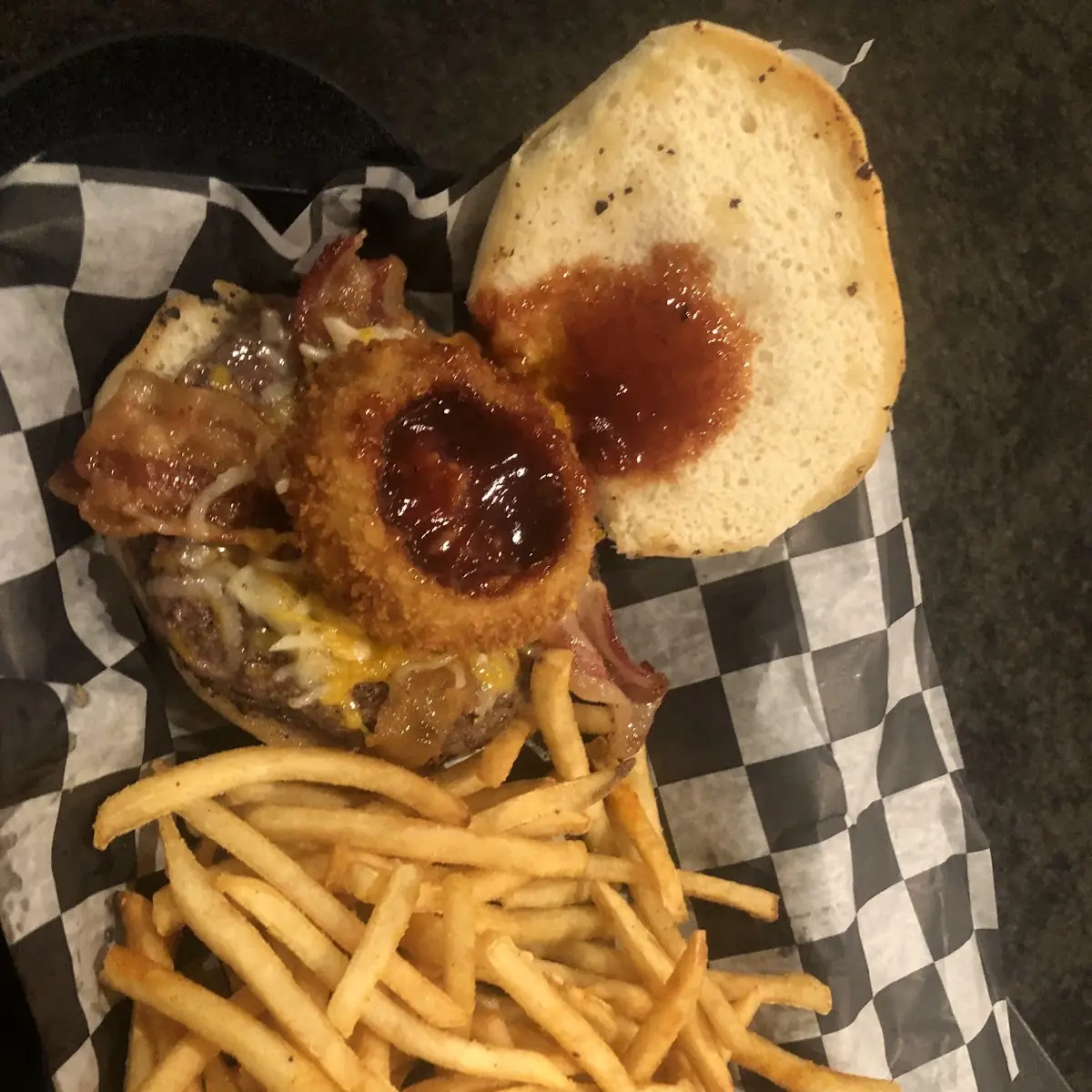 Burger and Fries