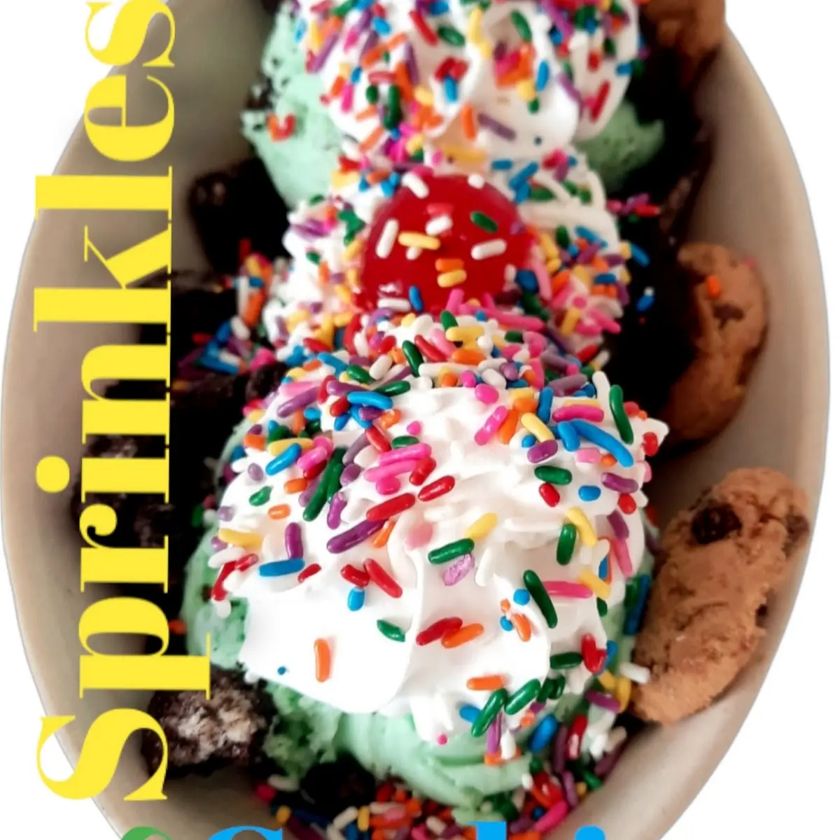 Sundae with Oreo Cookies