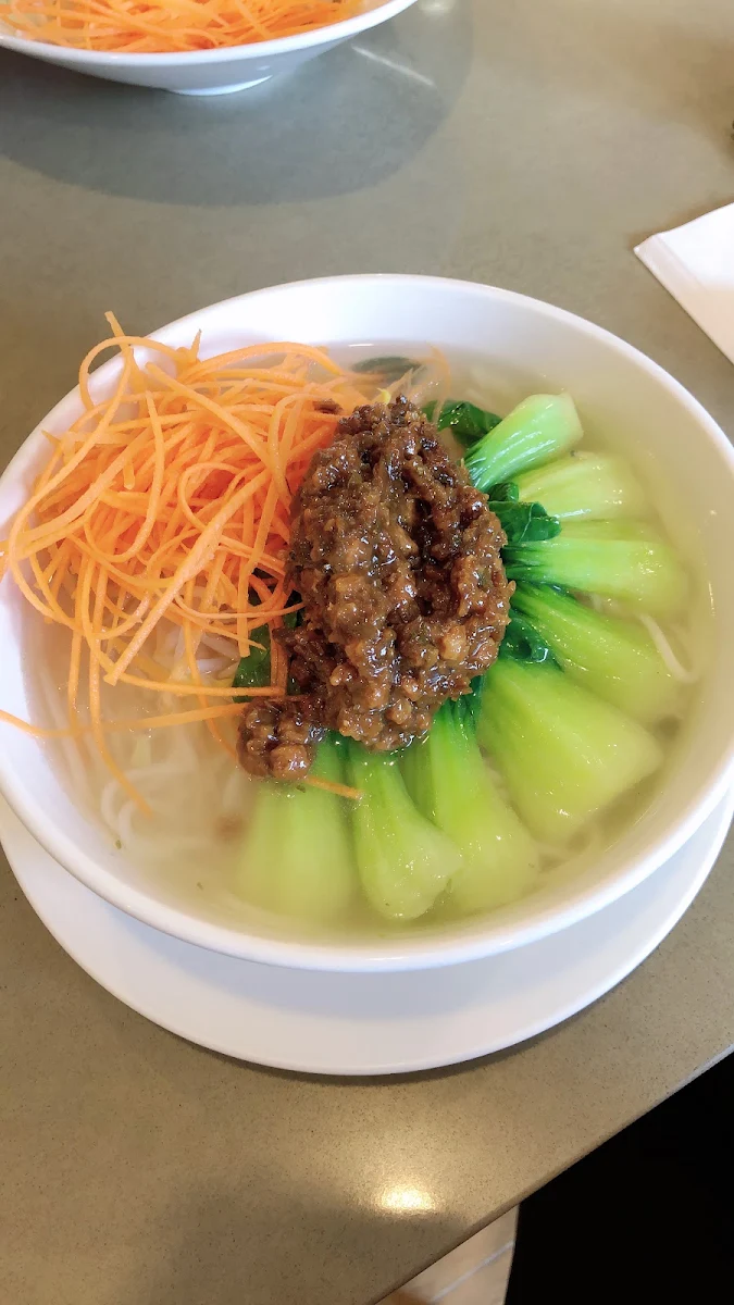Vegetarian Soup with Noodle, Water Drop Teahouse