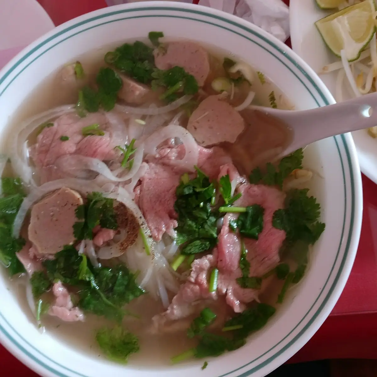 Pho Chin Bo Vien Soup