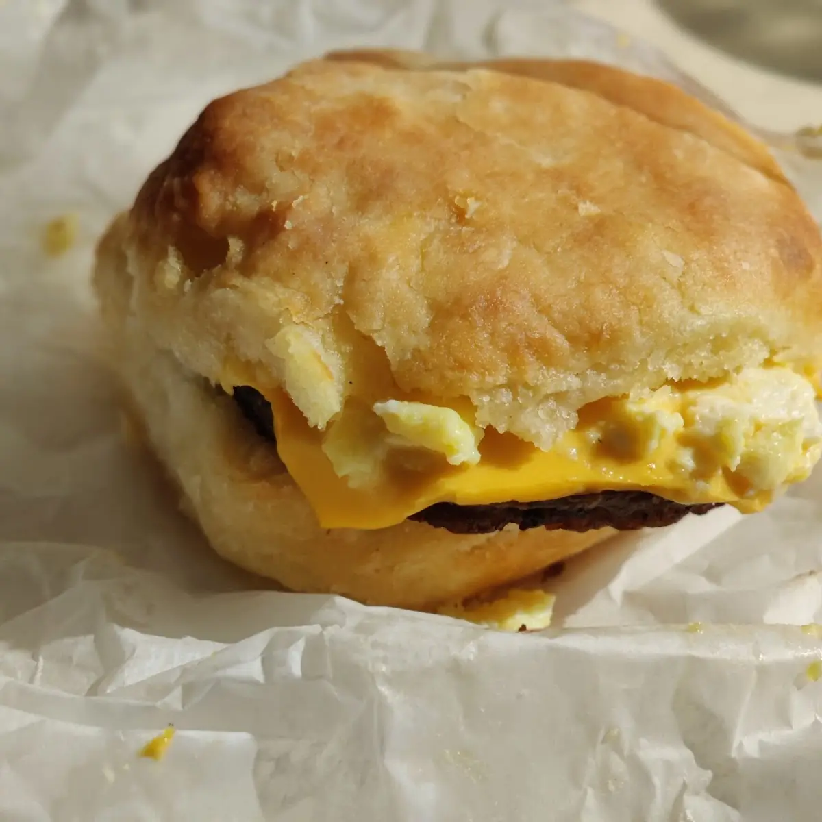 Sausage Egg and Cheese Biscuits