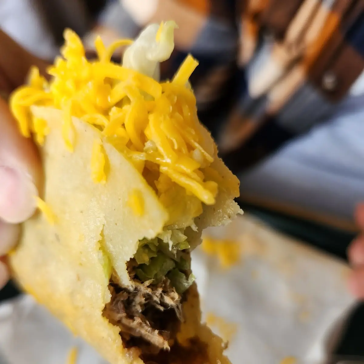 Crispy Shredded Beef Taco
