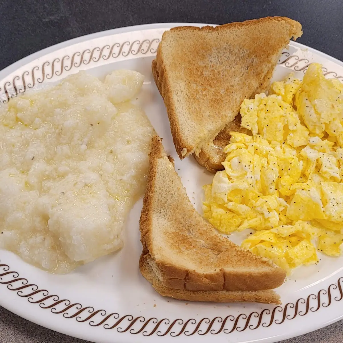 Scrambled Eggs and Grits