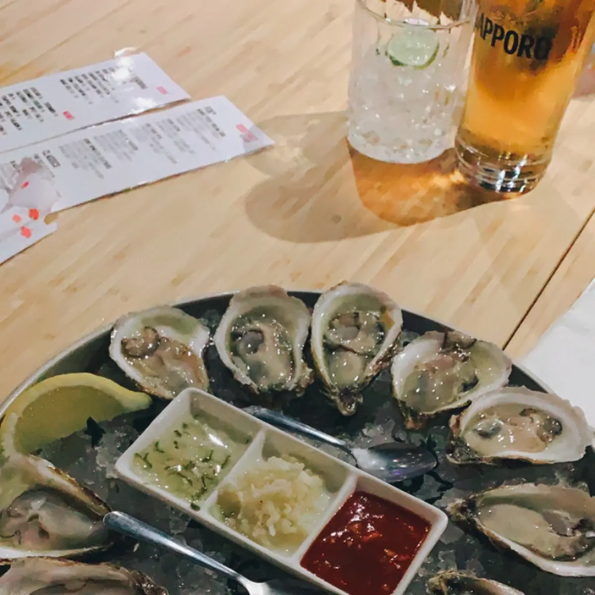 Oysters on the Half Shell, Funky Chow Kitchen