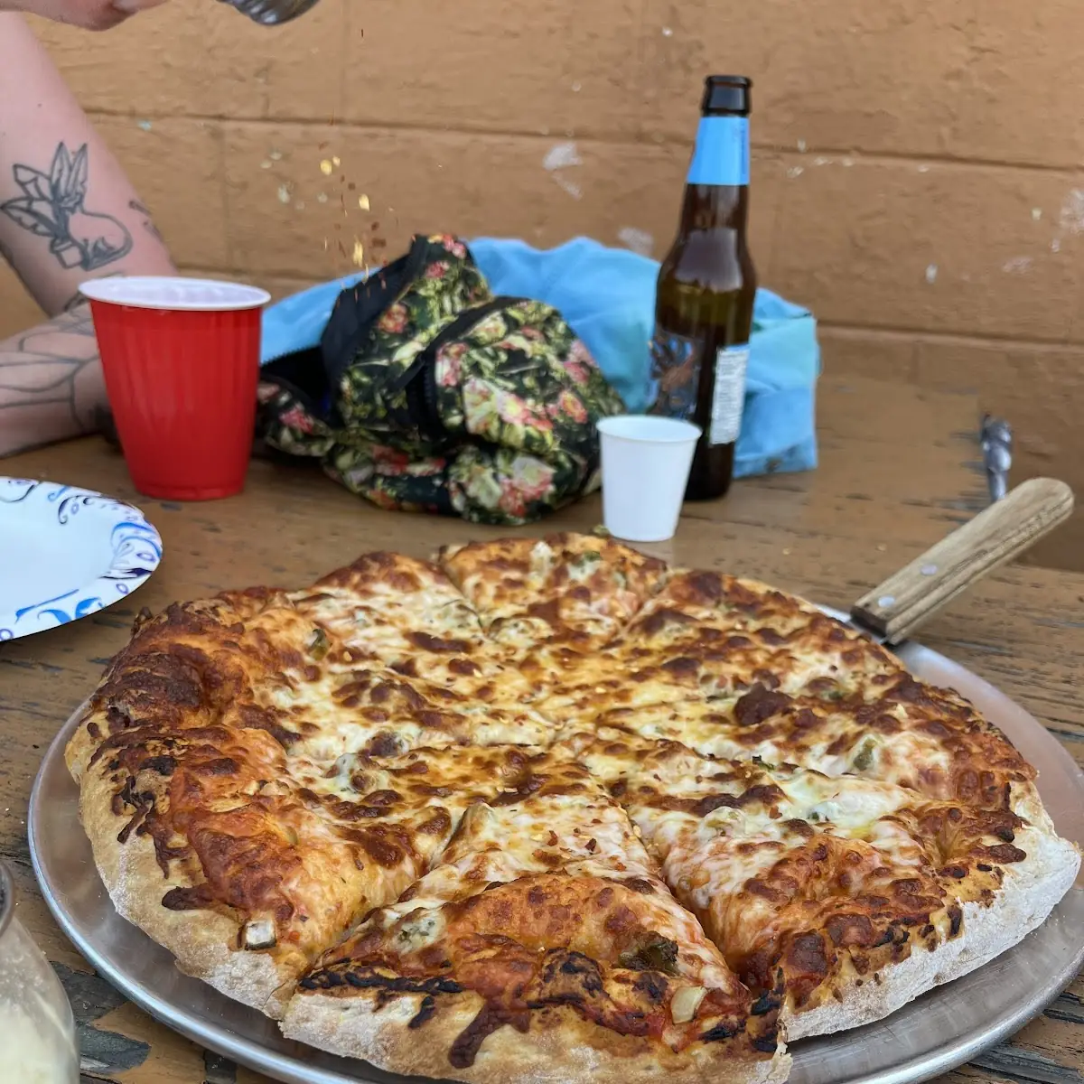 Chicken Alfredo Pizza