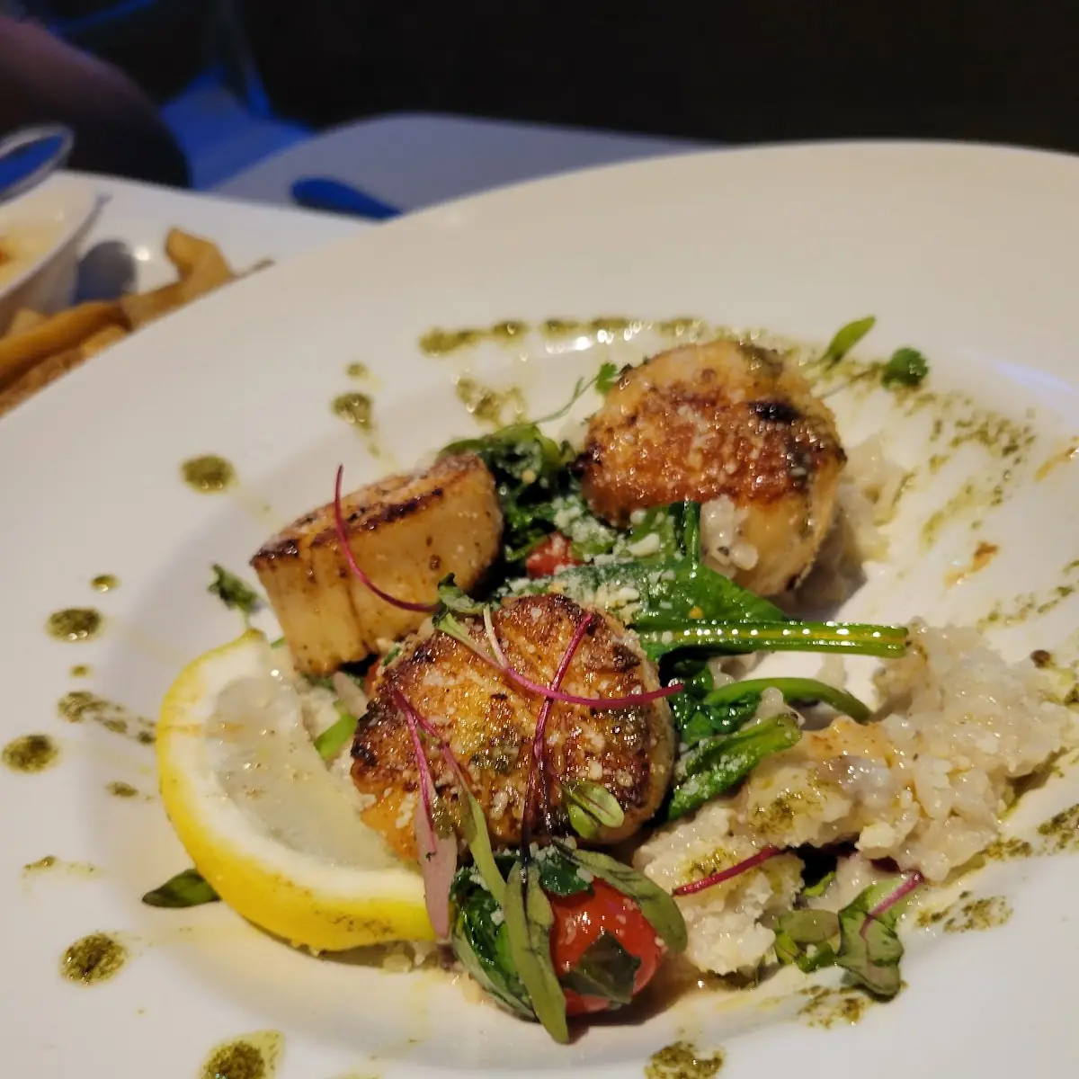 Pan Seared Scallops