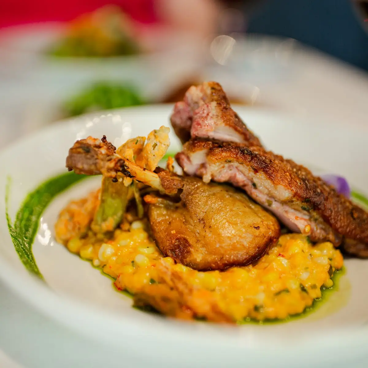 Seared Duck Breast & Confit