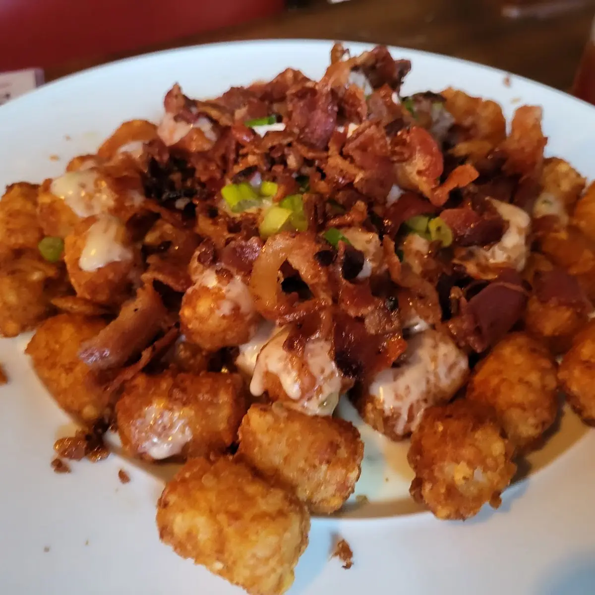 Loaded Beer Cheese Tots