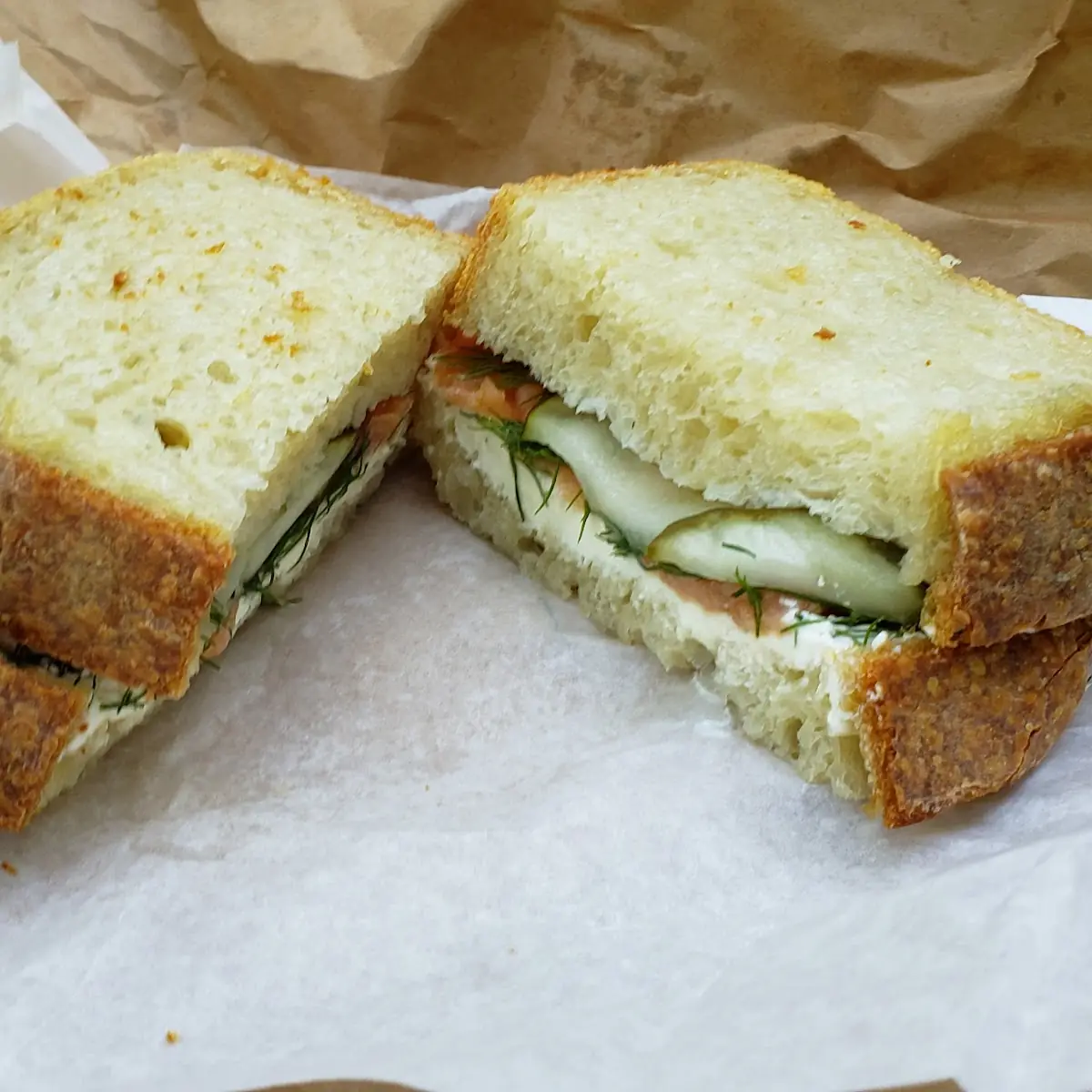 Smoked Salmon Sandwich