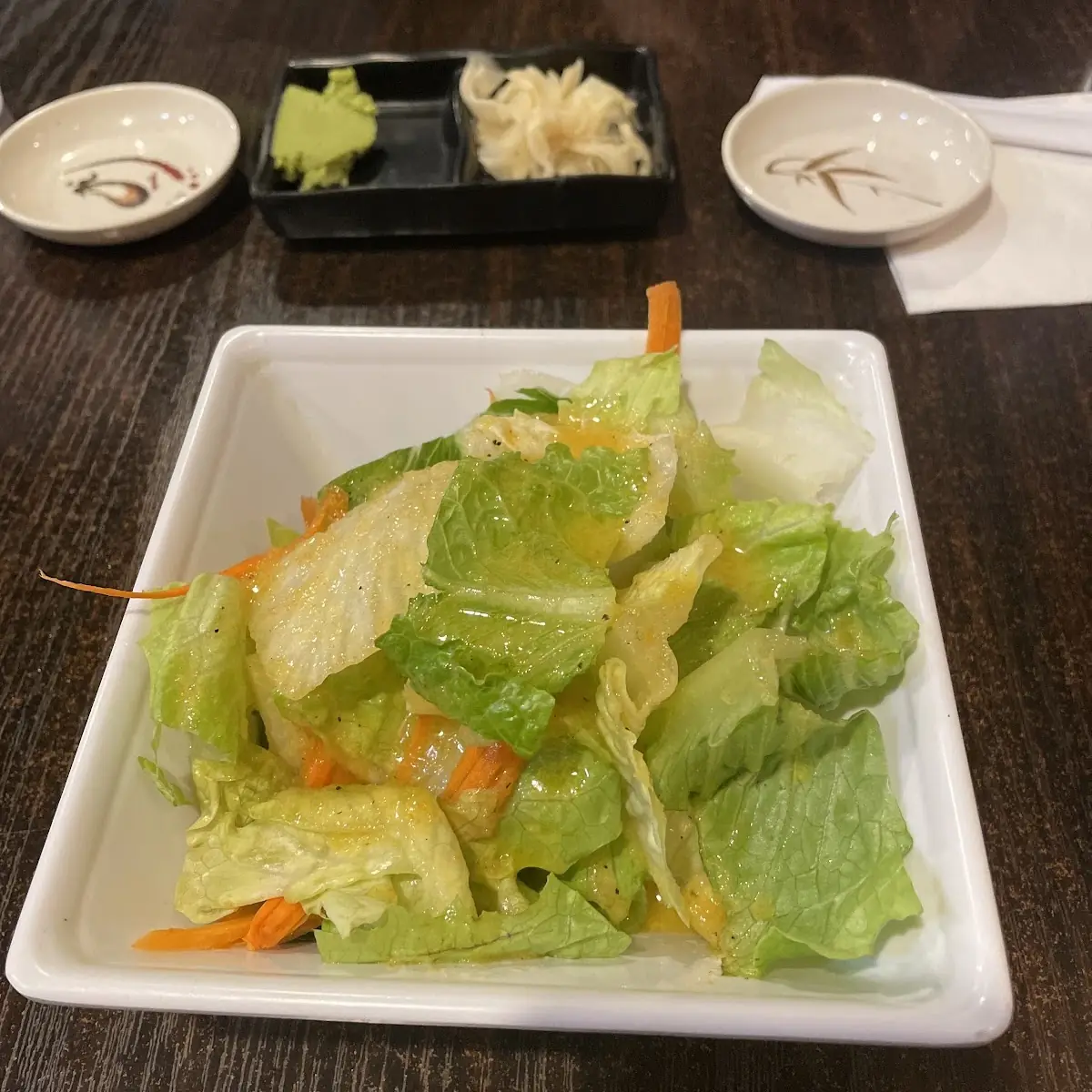 Daikon salad w/ ikura