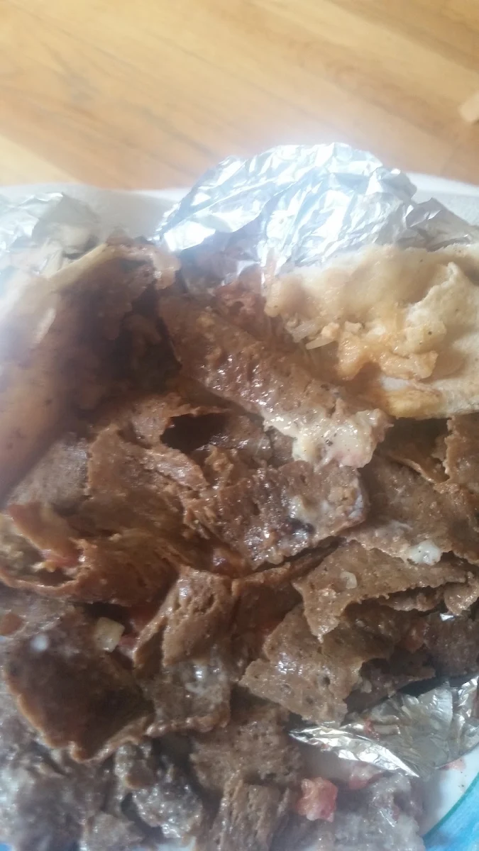 lg Donair with the Works and Cheese, Revana Pizza Dartmouth