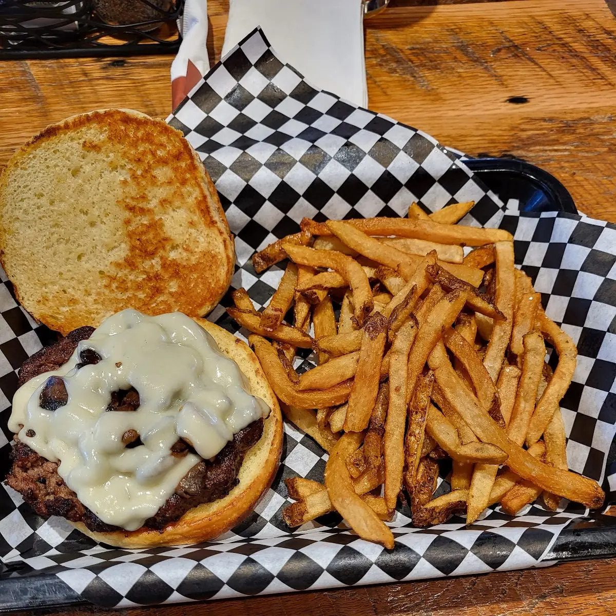 Mushroom and Swiss Burger
