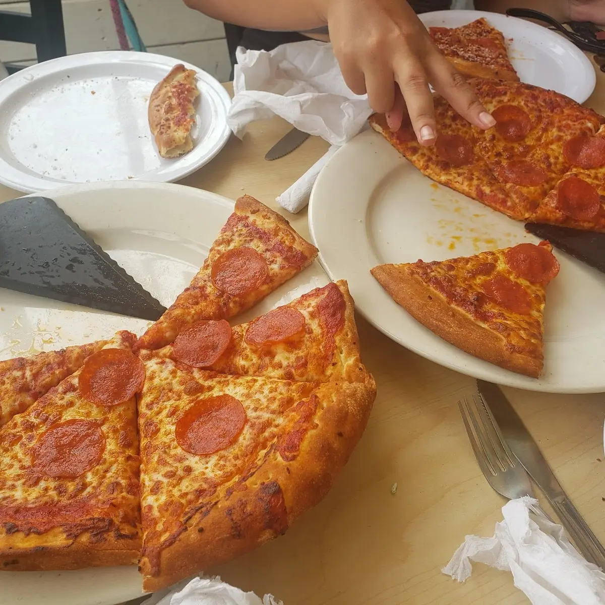 Large Double Pizza Slices