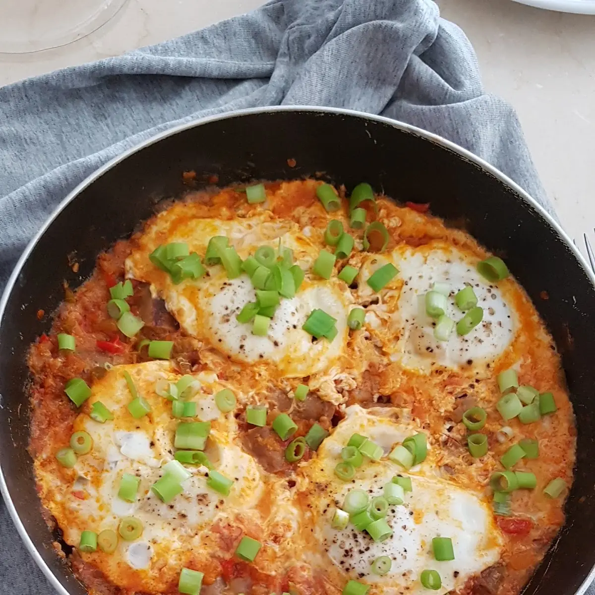 Green Shakshuka with Spinach
