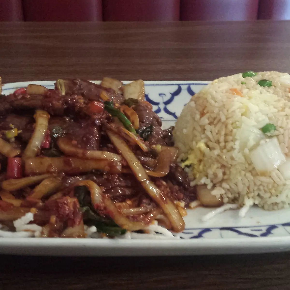 Mongolian Beef and Fried Rice