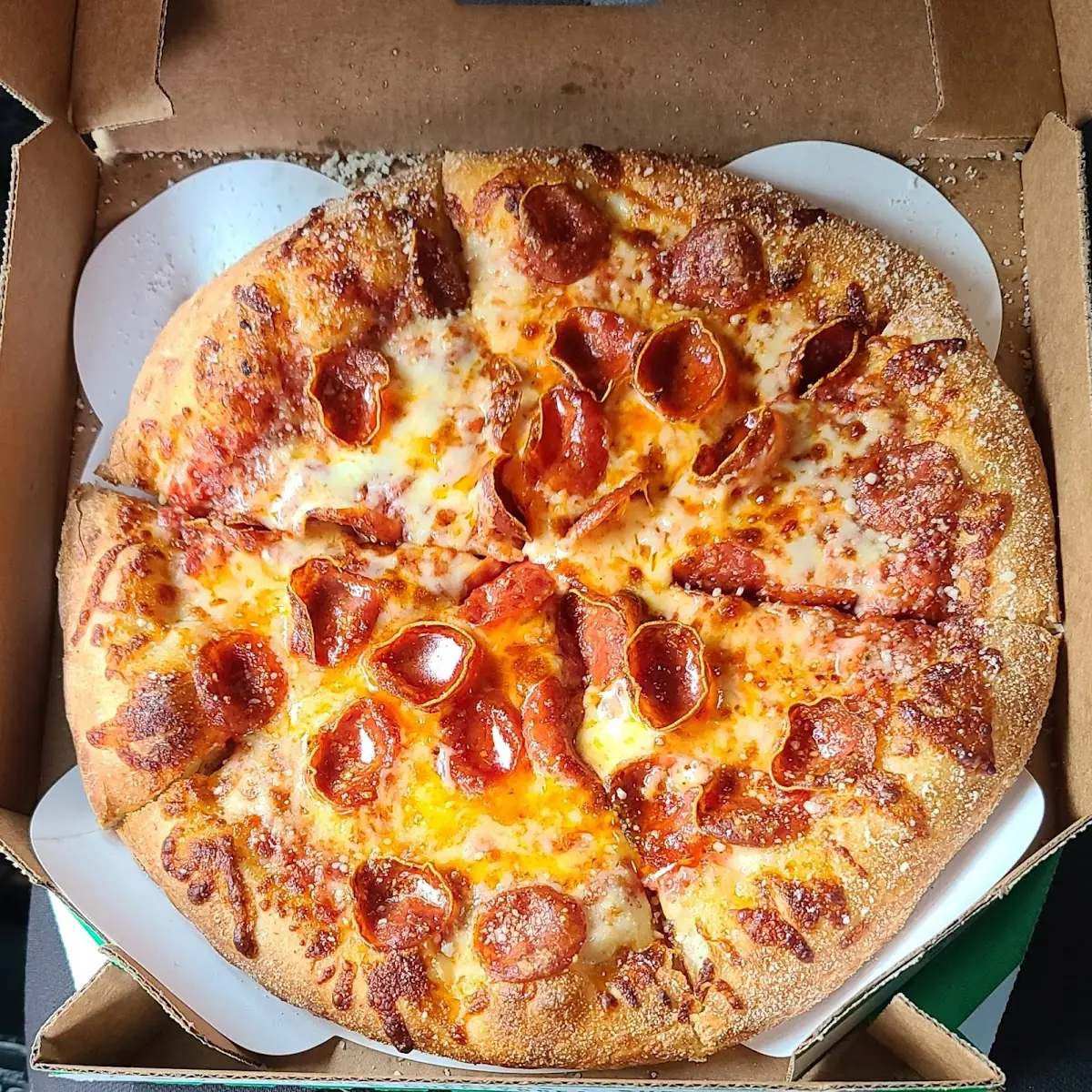 Pizza with Old World Style Pepperoni
