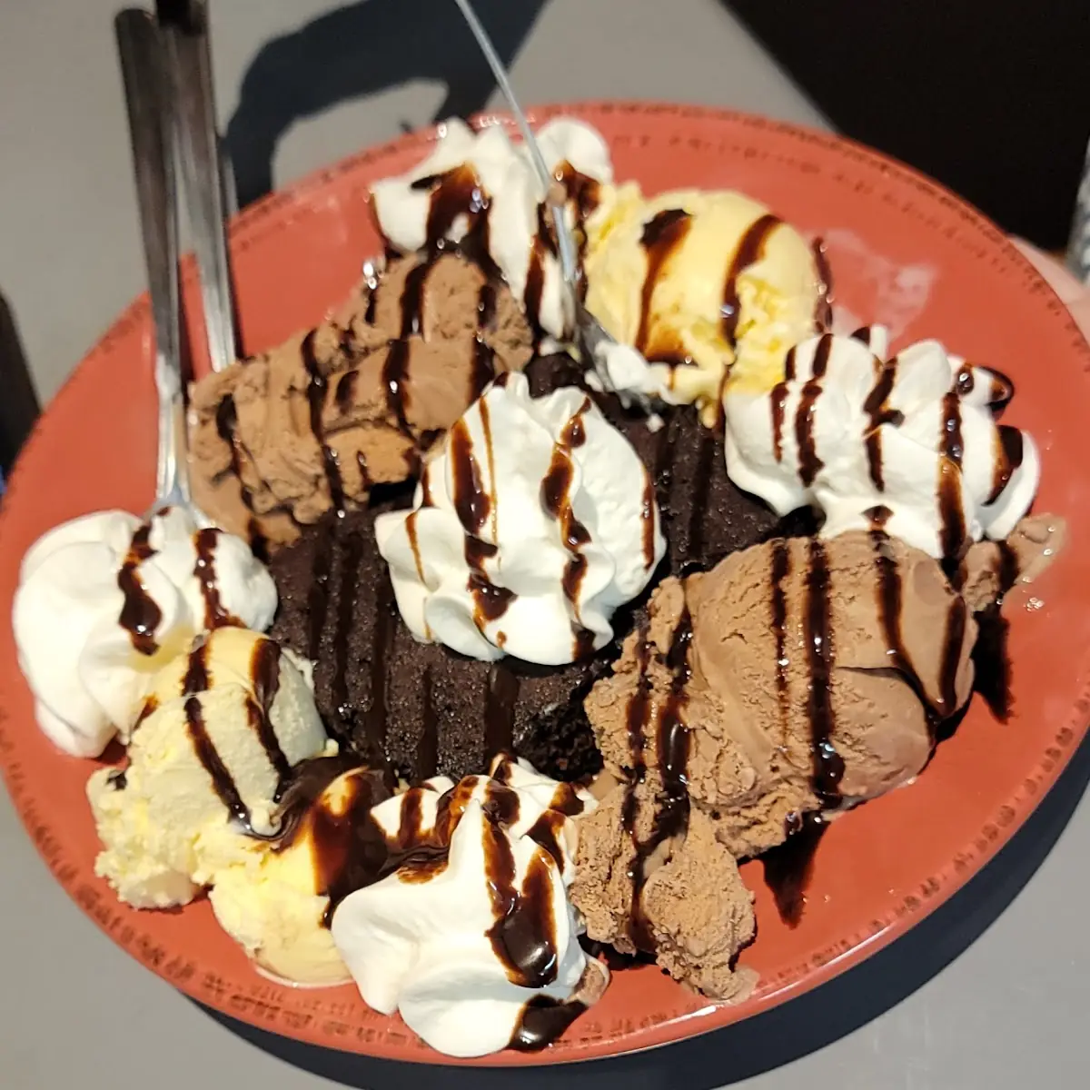 Patty Wagon Brownie Sundae