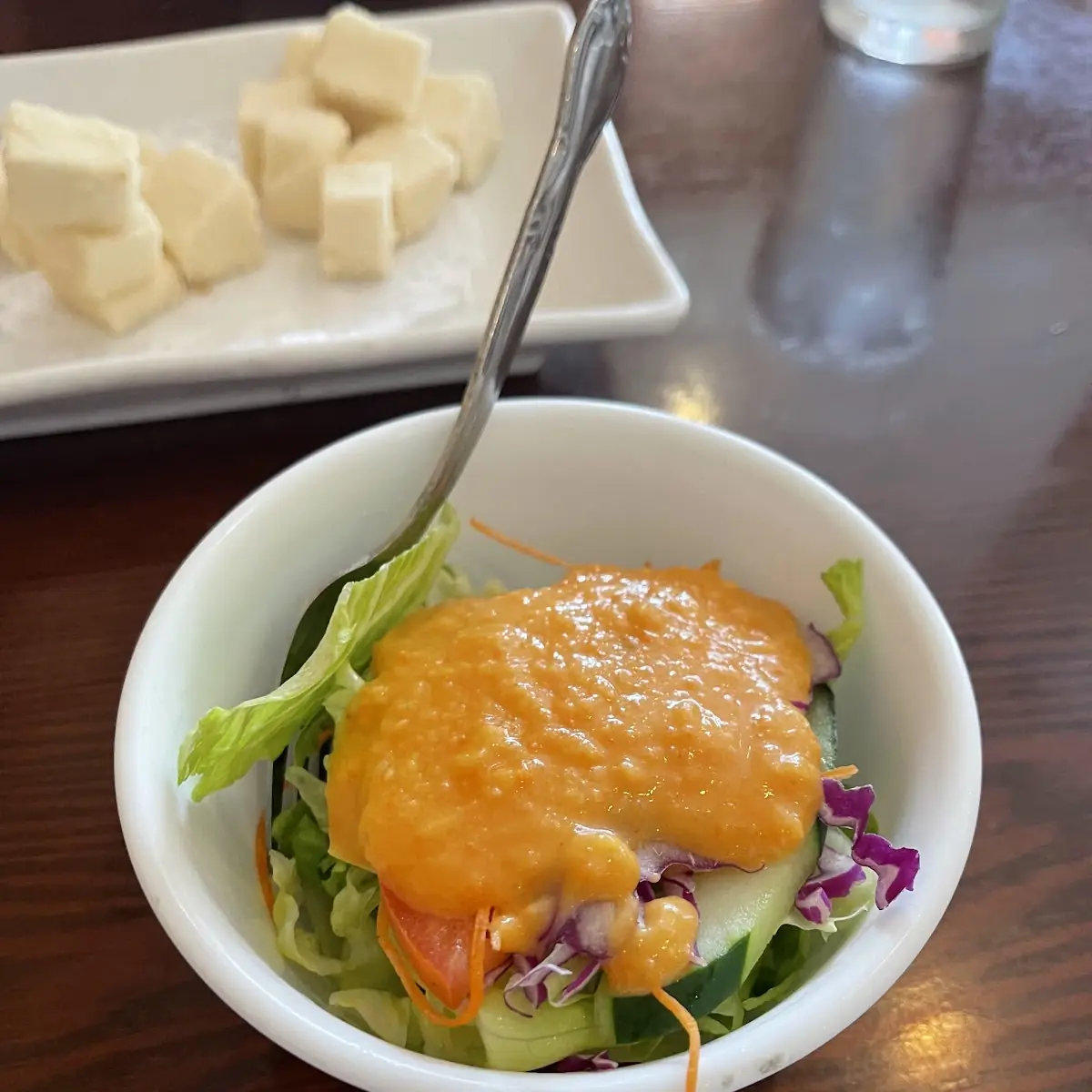 House Salad with Ginger Dressing