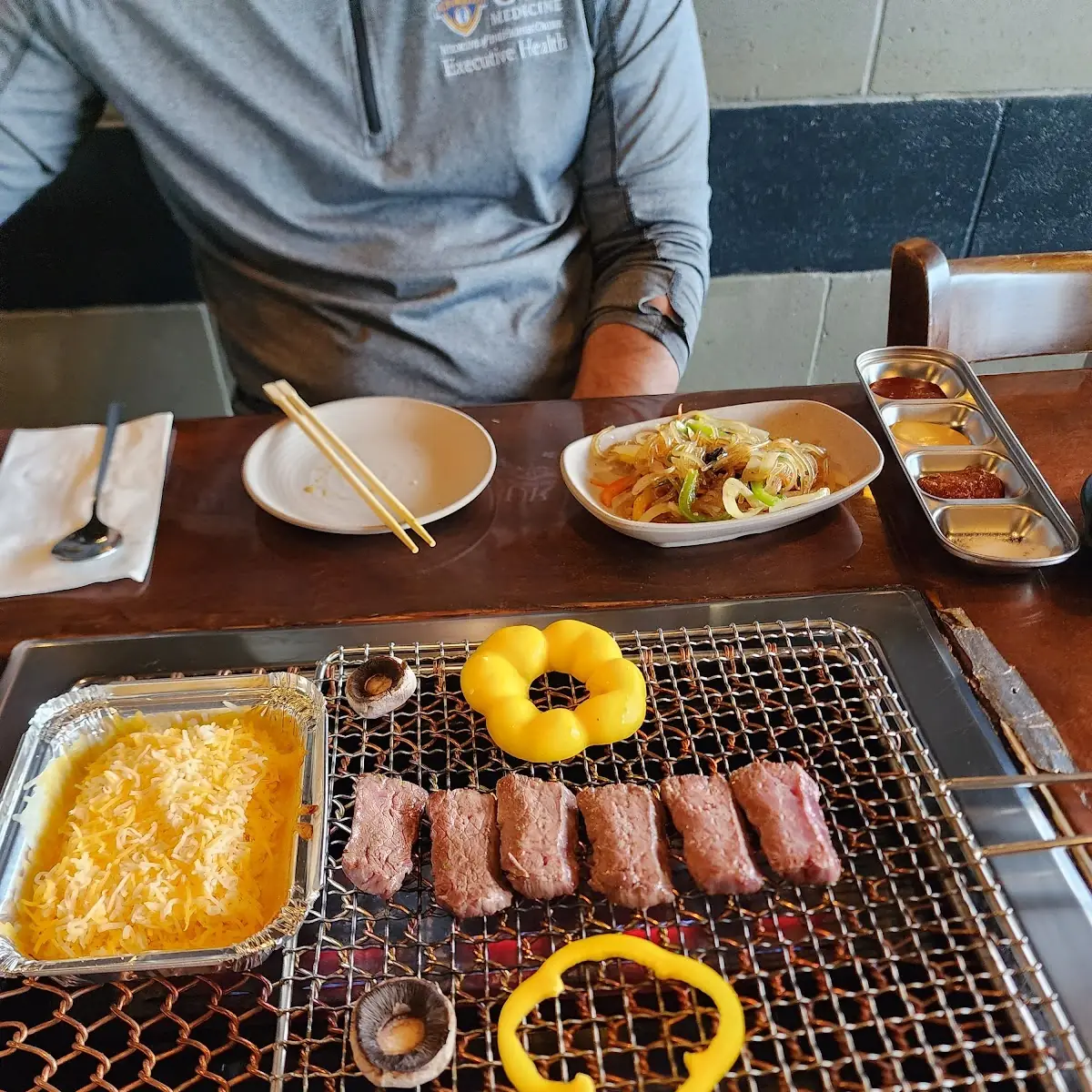 Corn Cheese and Prime Rib