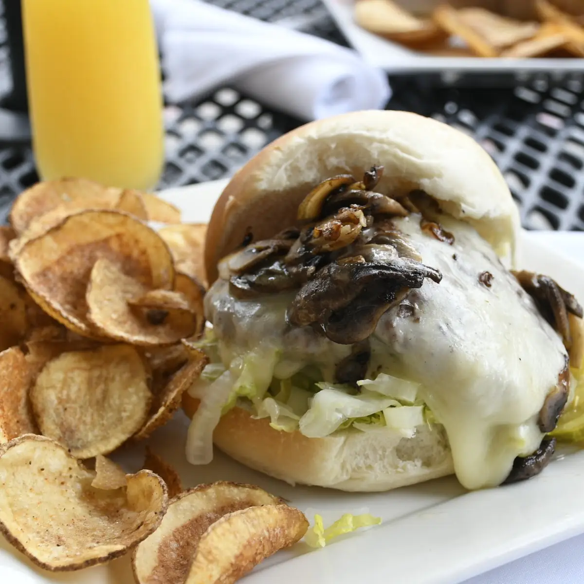 Mushroom Swiss Burger
