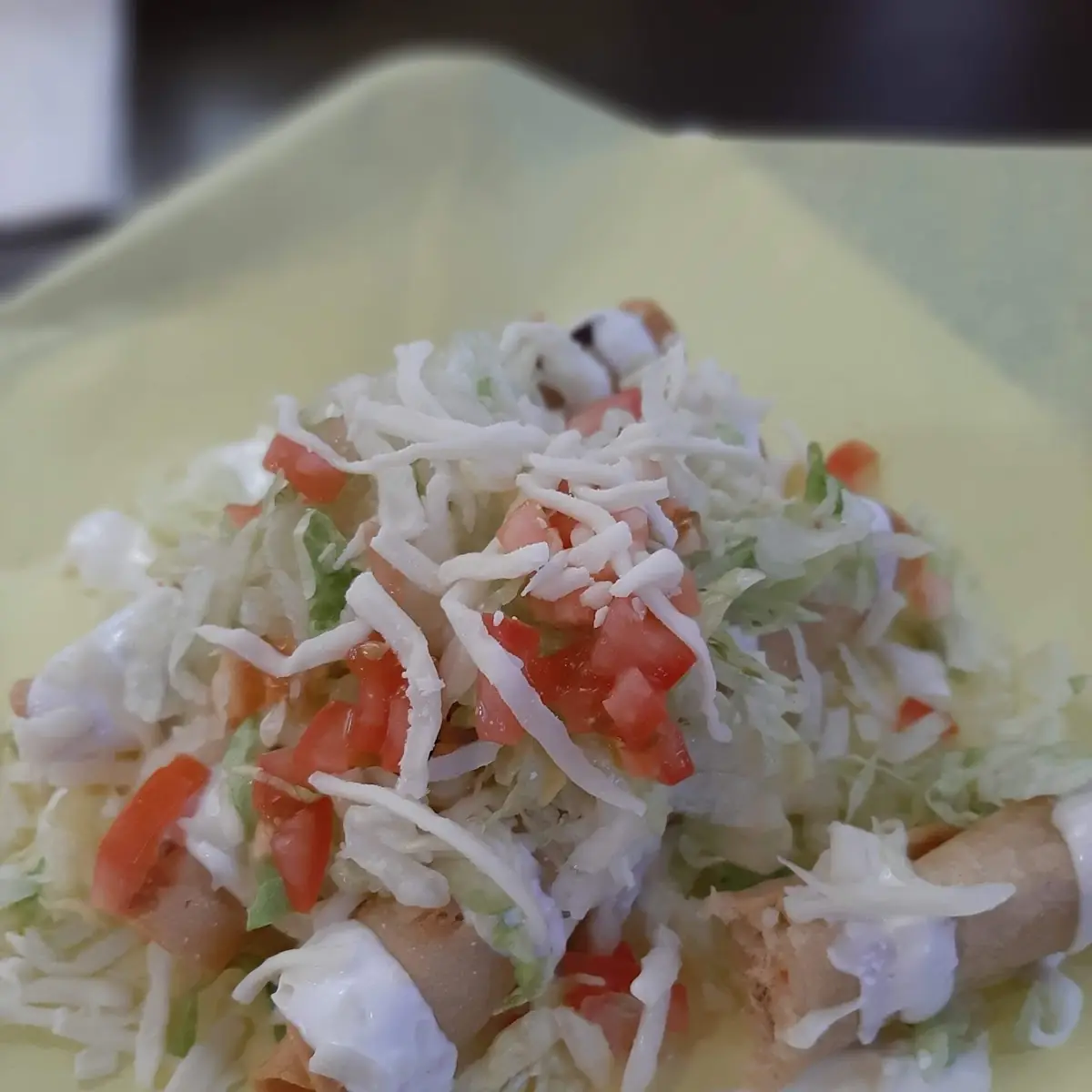 Rolled Chicken Tacos