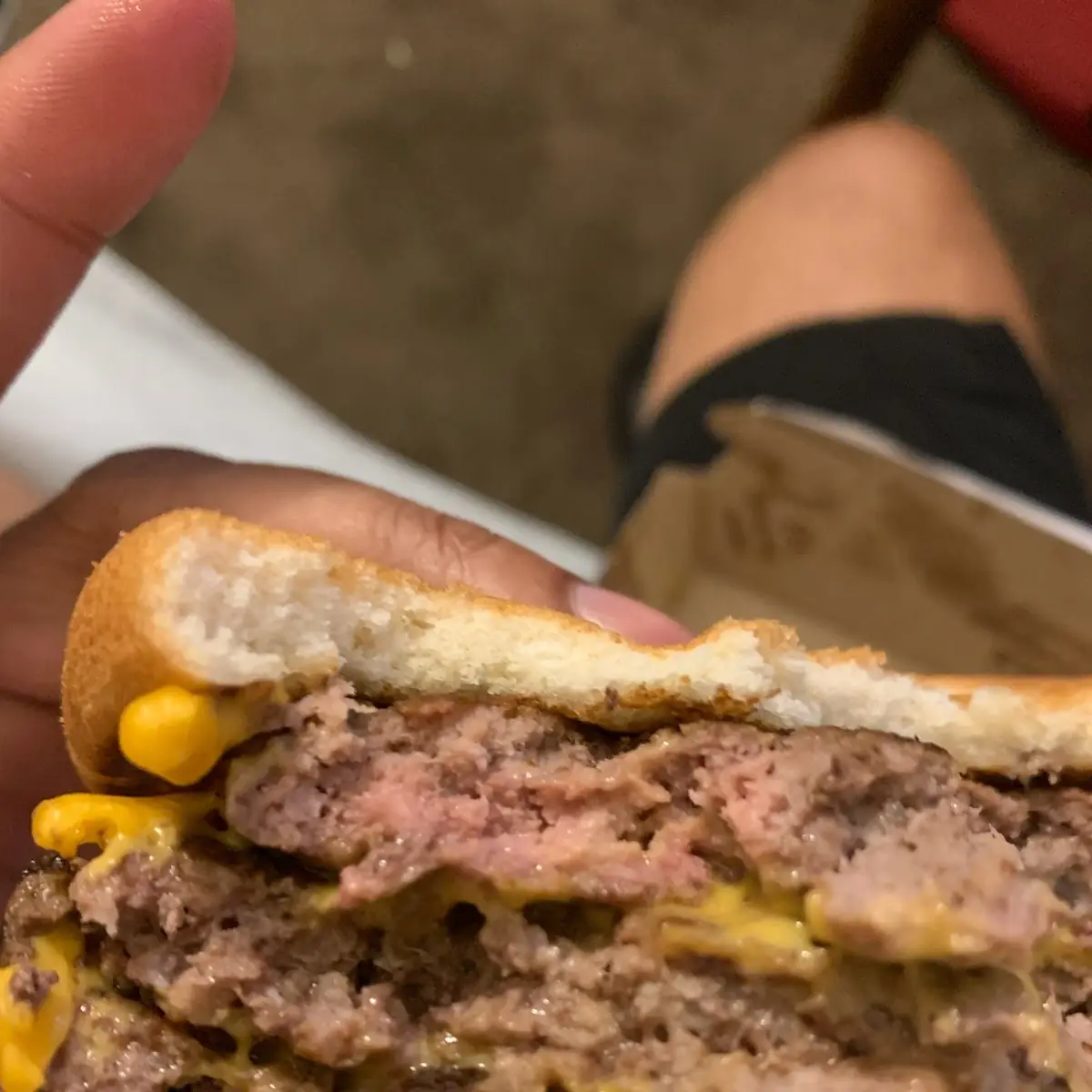 Double Quarter Pounder Burger with Extra Patty