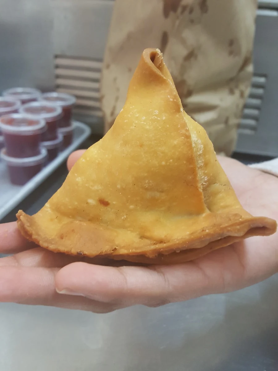 Only Samosa with Chutney, Best Quality Sweets & Restaurant