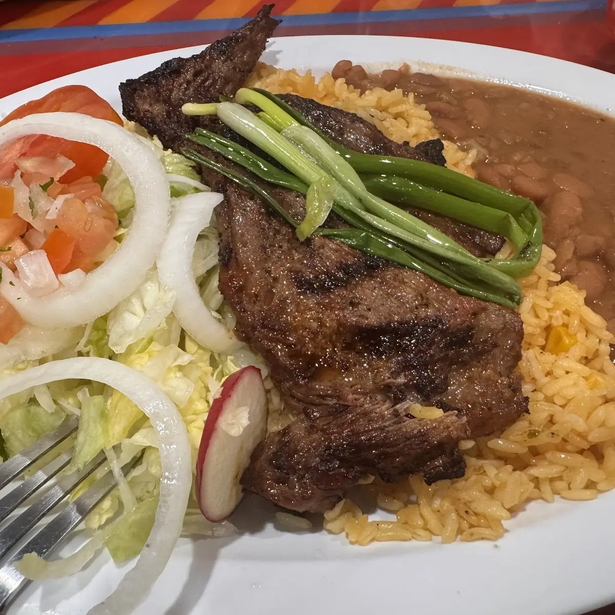 Bistec Encebollado Beef with Onion