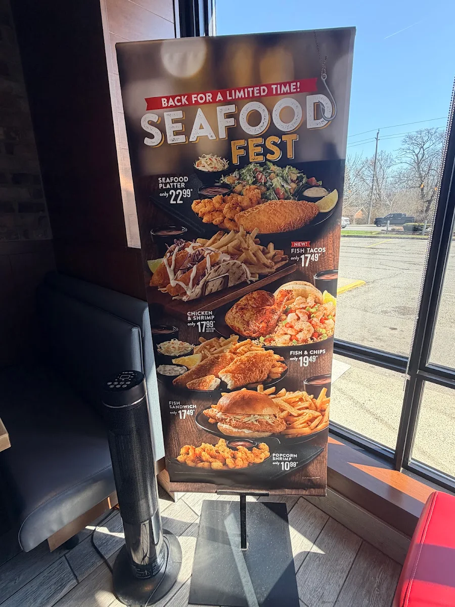 Menu, Swiss Chalet