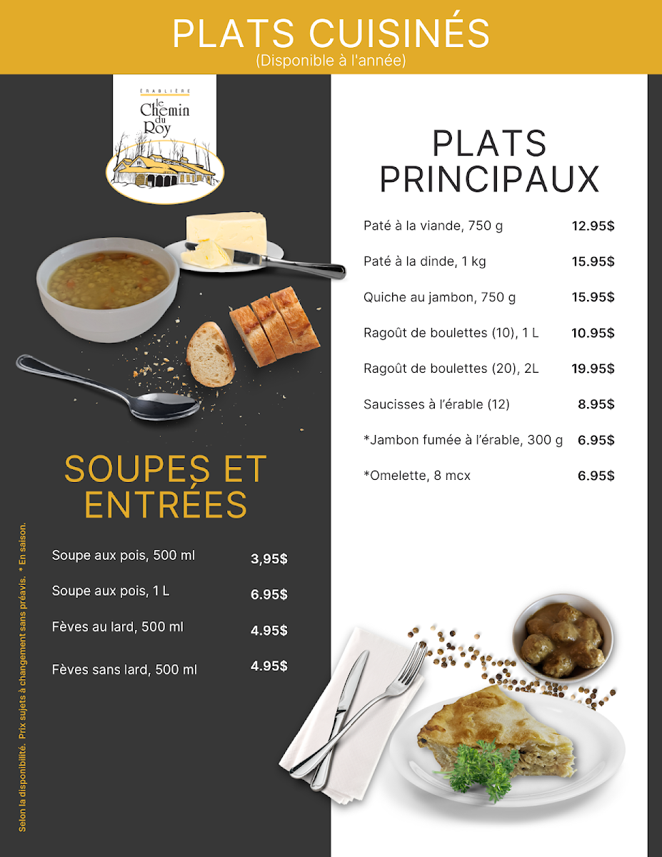 Menu photo 1