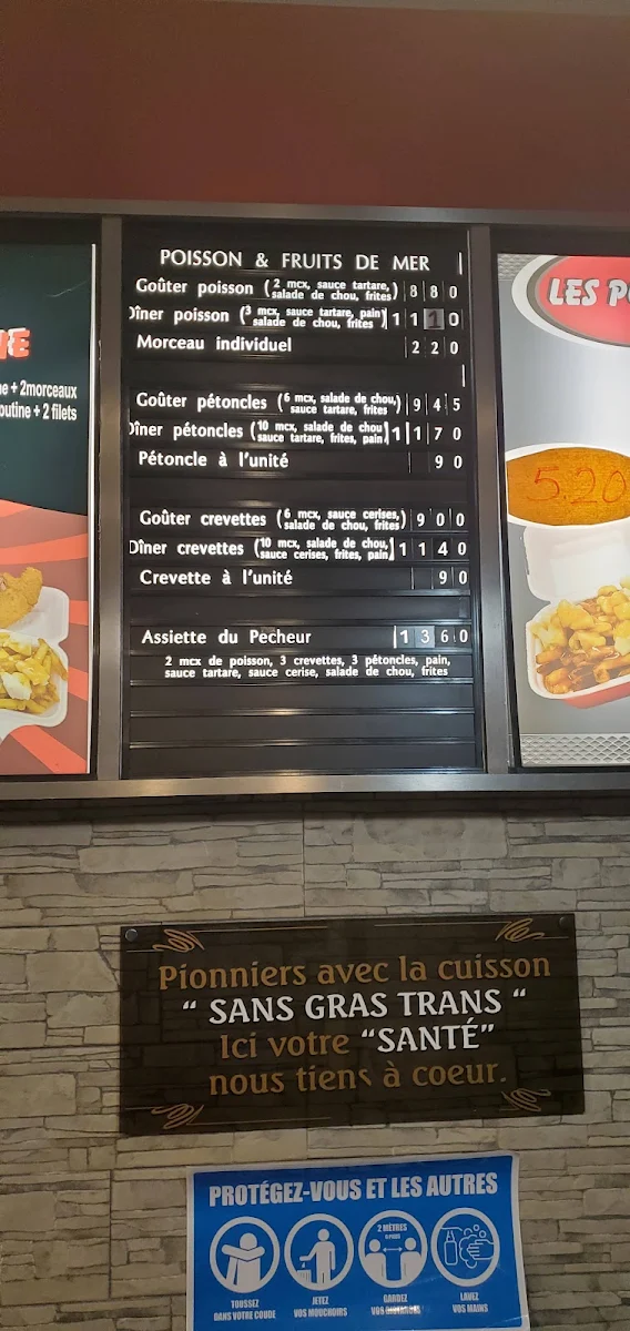Menu, Dixie Lee