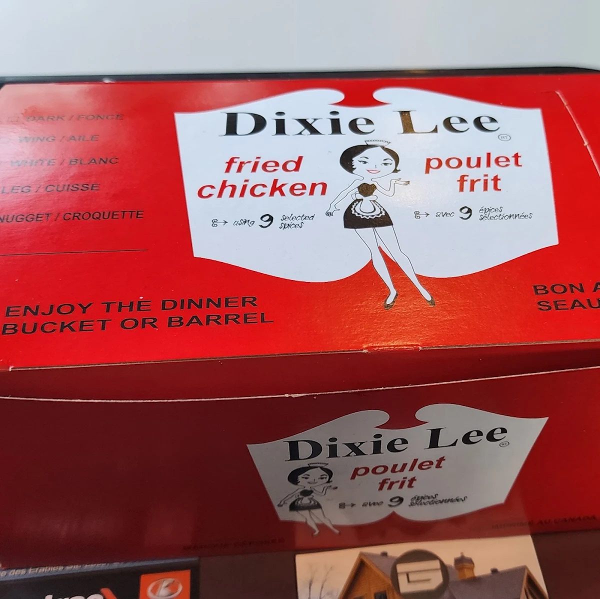 Menu, Dixie Lee