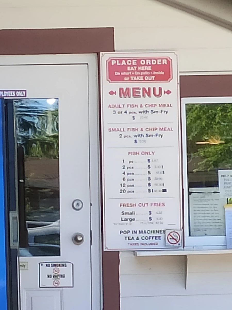 Menu, Herbert Fisheries