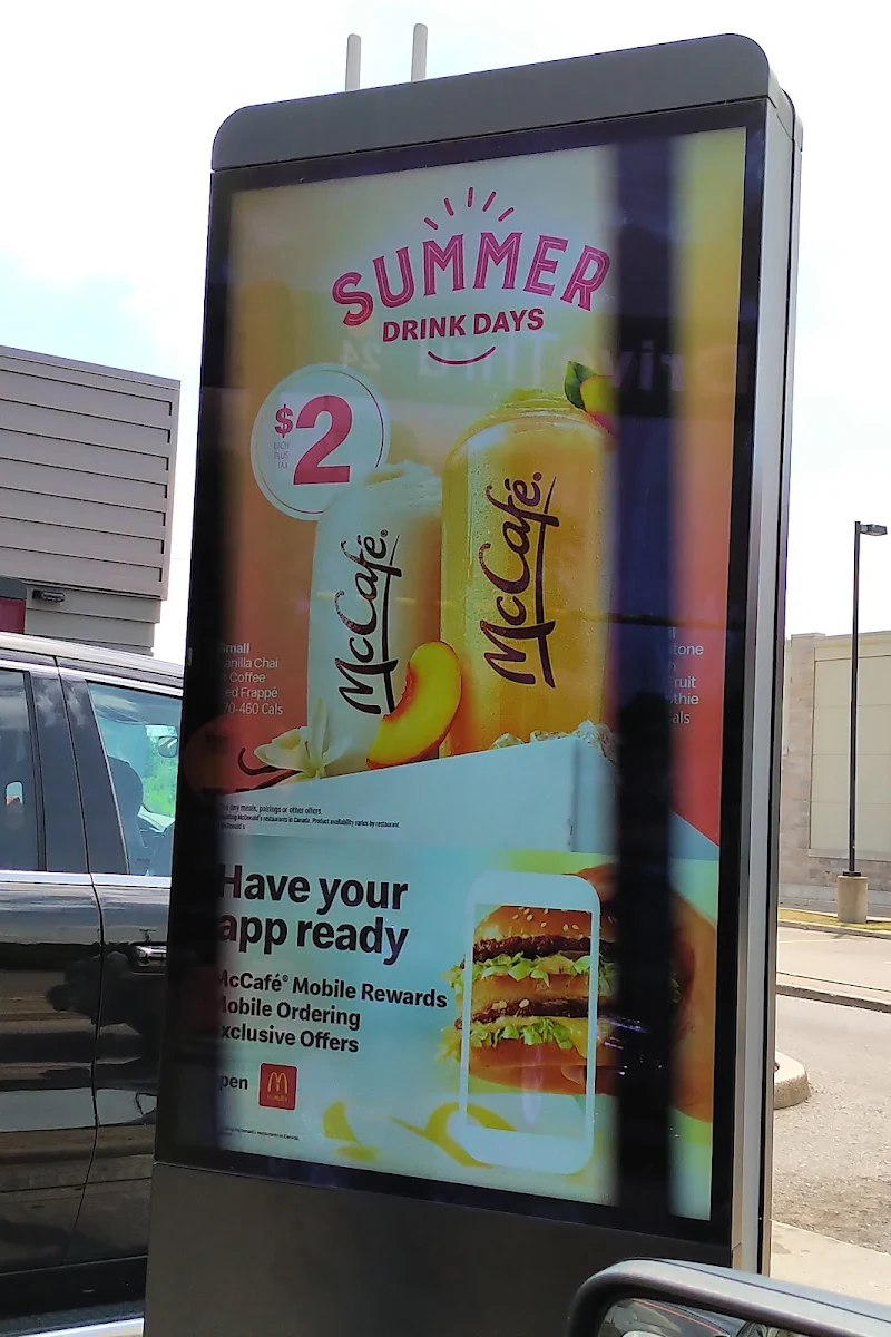 Menu, McDonald's