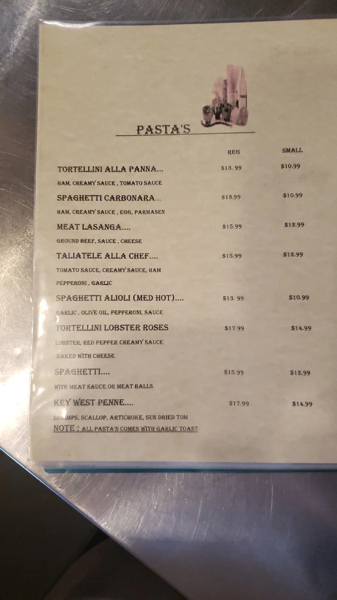 Menu, Asian Curry House