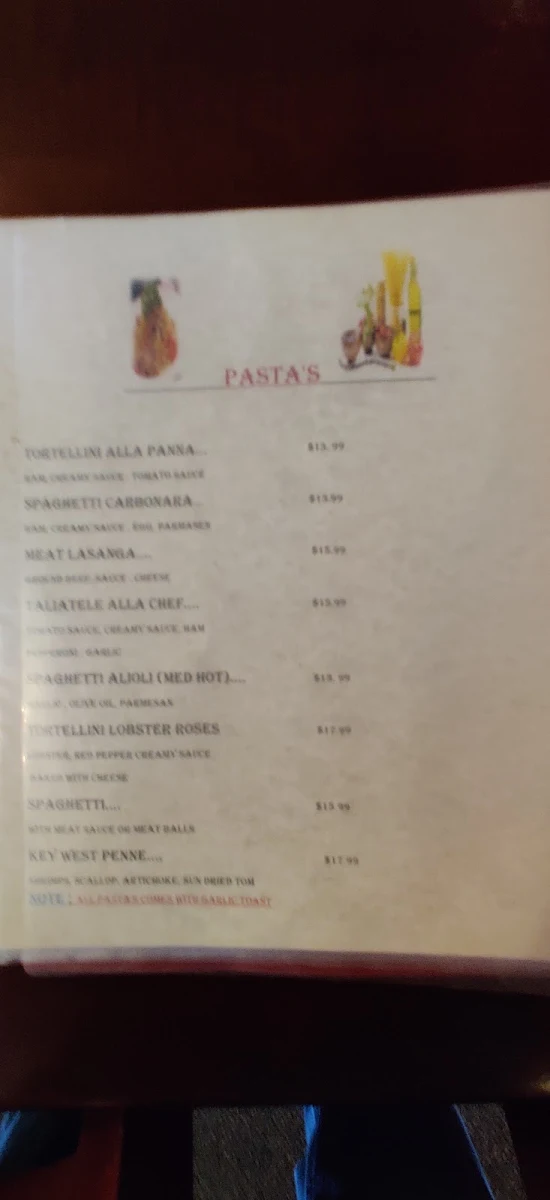 Menu, Asian Curry House