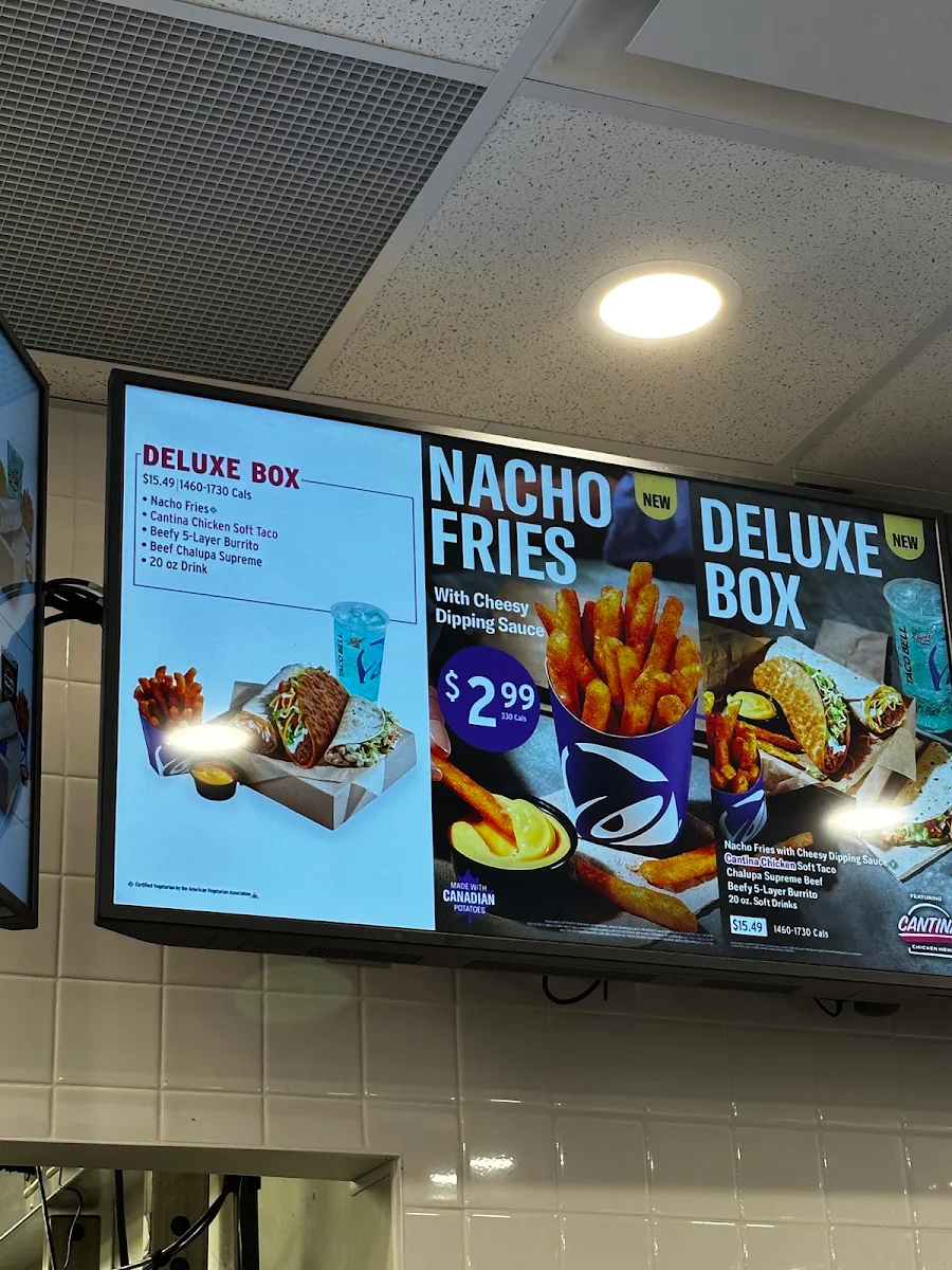 Menu, Taco Bell