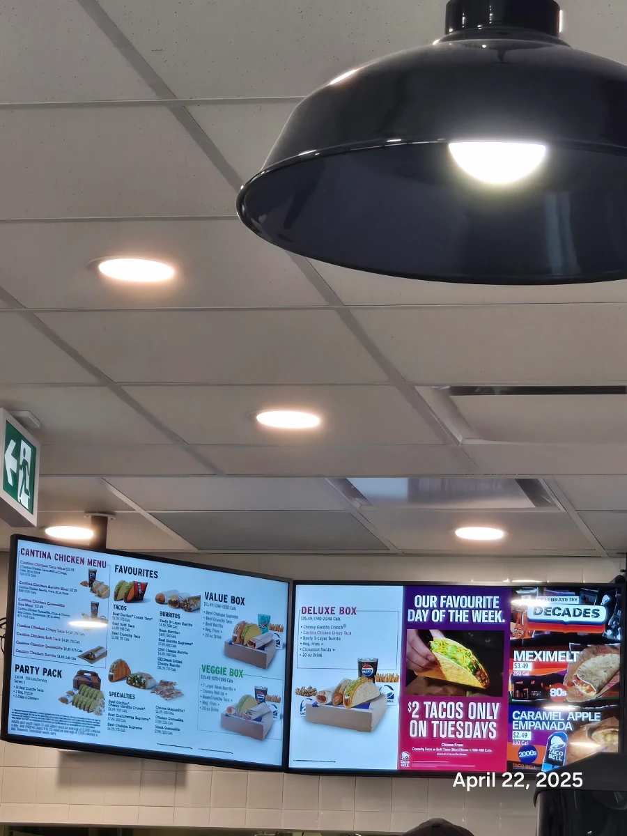 Menu, Taco Bell