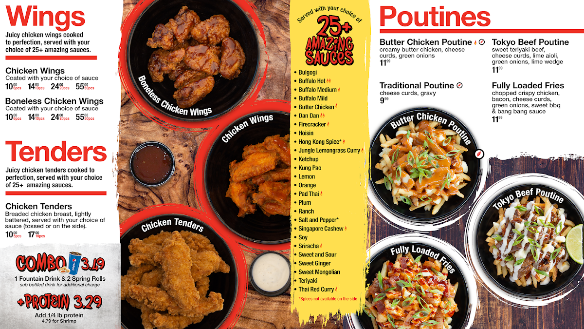 Menu, Wok Box - Beaumont