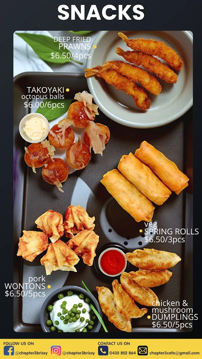 Menu, Chapter 3
