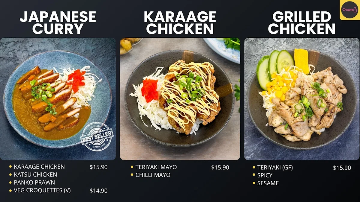 Menu, Chapter 3
