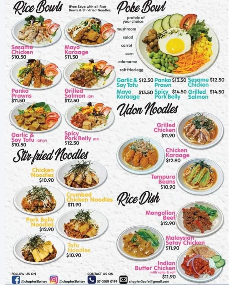 Menu, Chapter 3