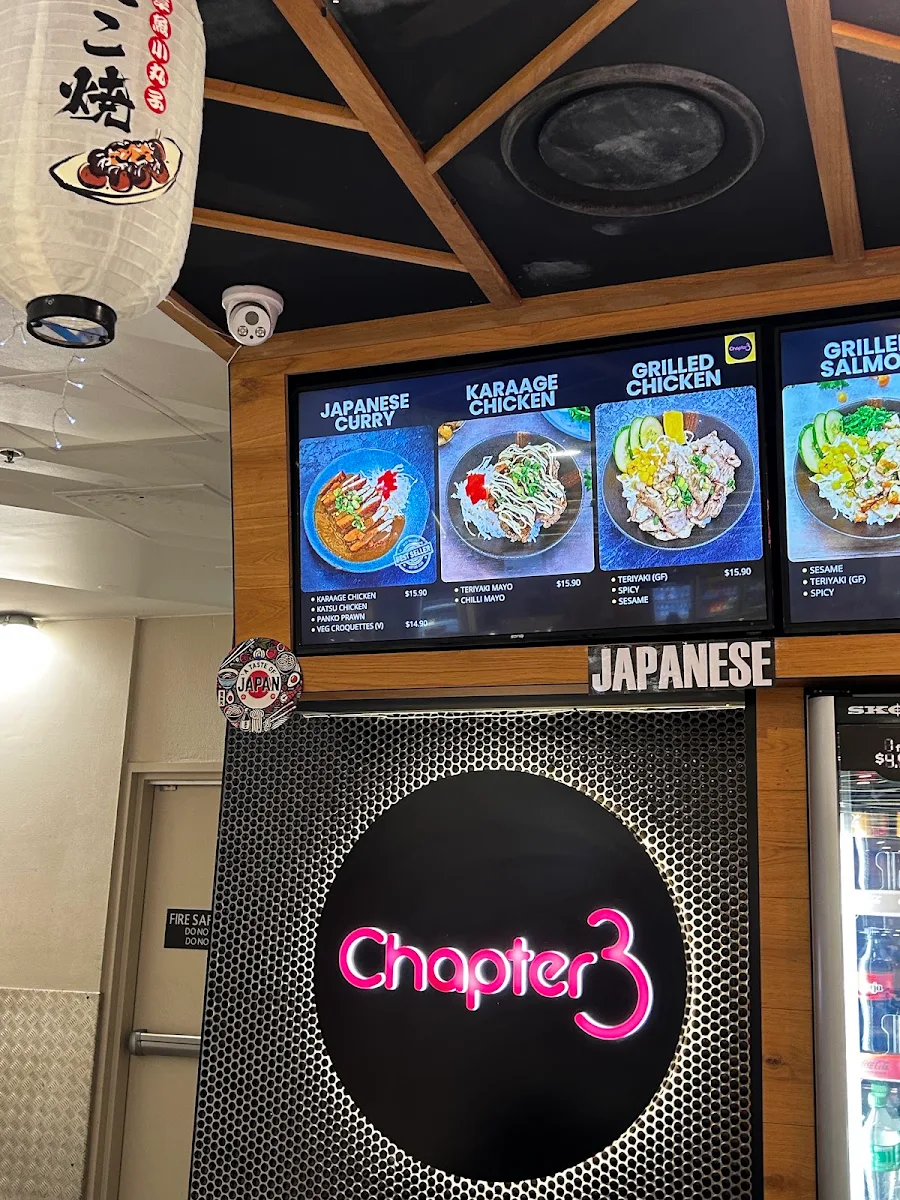 Menu, Chapter 3
