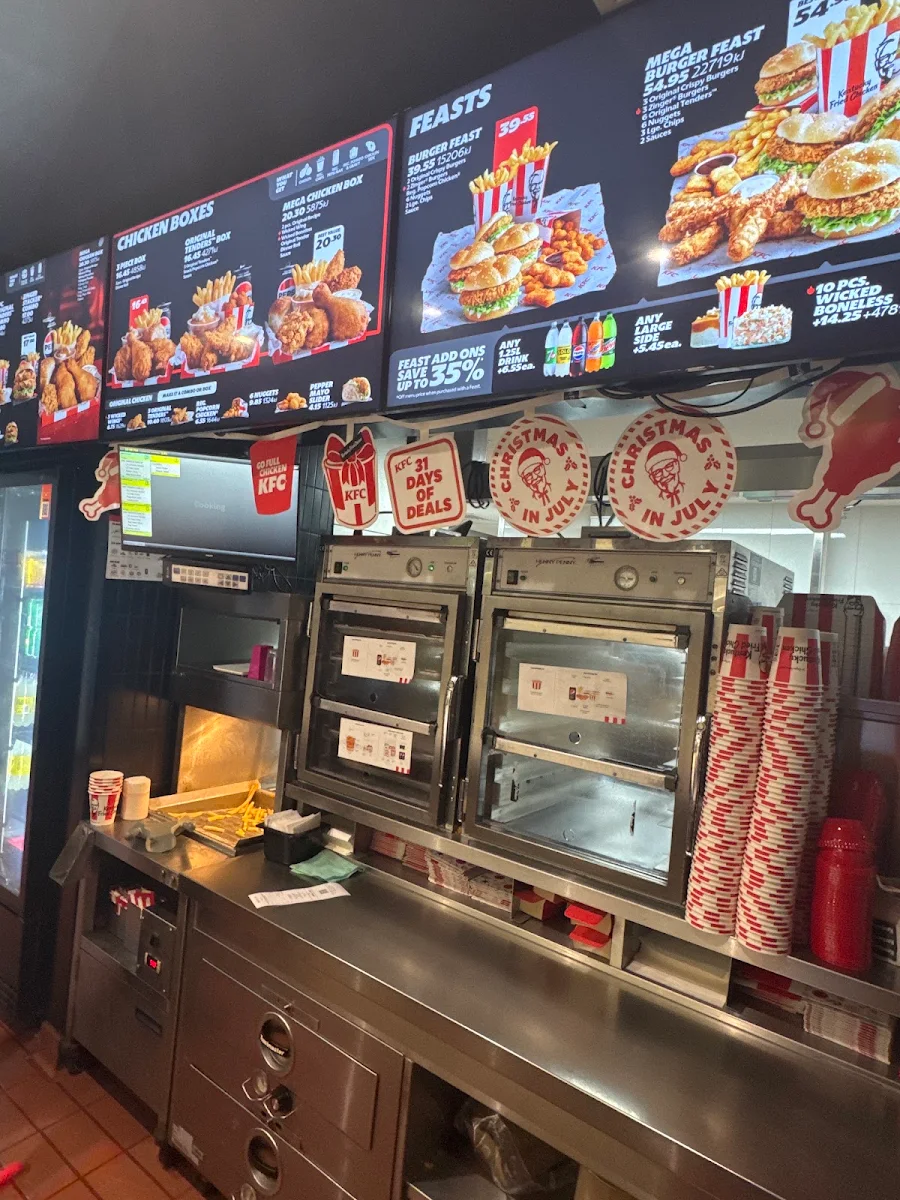 Menu, KFC Hurstville Station
