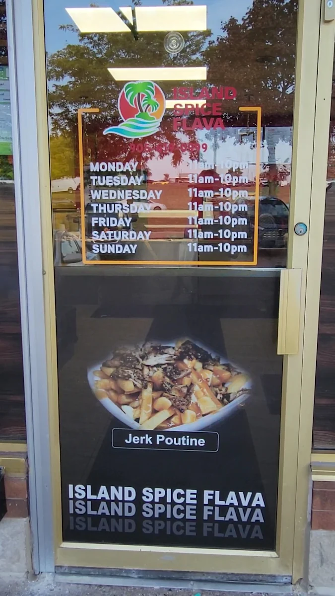 Menu, Island Spice Flava Inc