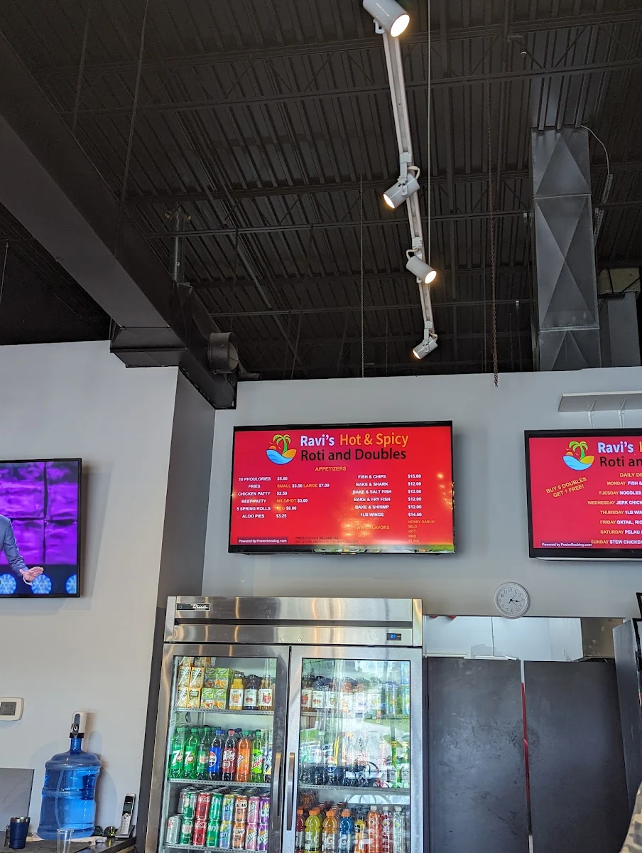 Menu, Ravi's Hot & Spicy