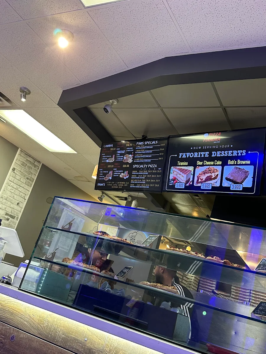 Menu, Pizza Fiamma